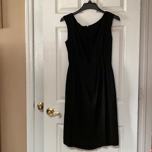 VTG 60’s Classic Crepe Chiffon Brown Cocktail Evening Dress